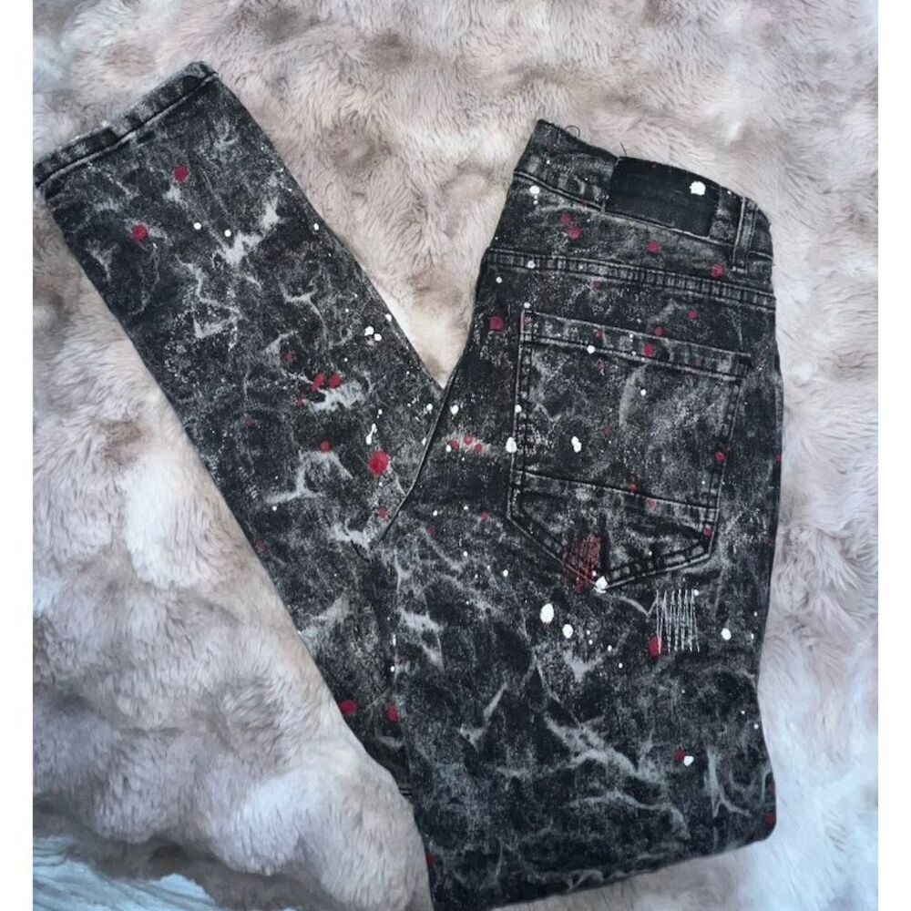 Big Men's FWRD DENIM CO. Awol Denim Jeans distressed 90s, 30 X32, Unisex - Picture 11 of 12